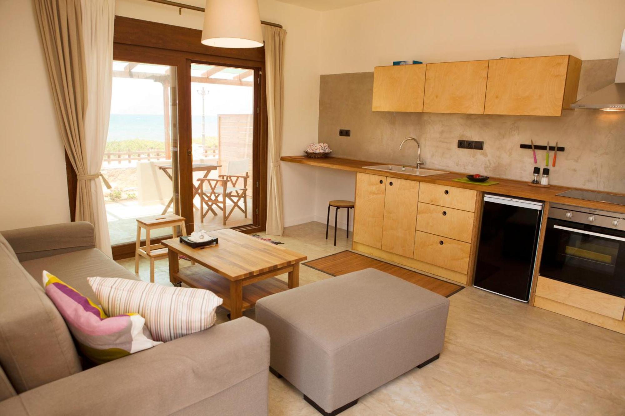 Horizonte Seafront Suites Kissamos Bagian luar foto