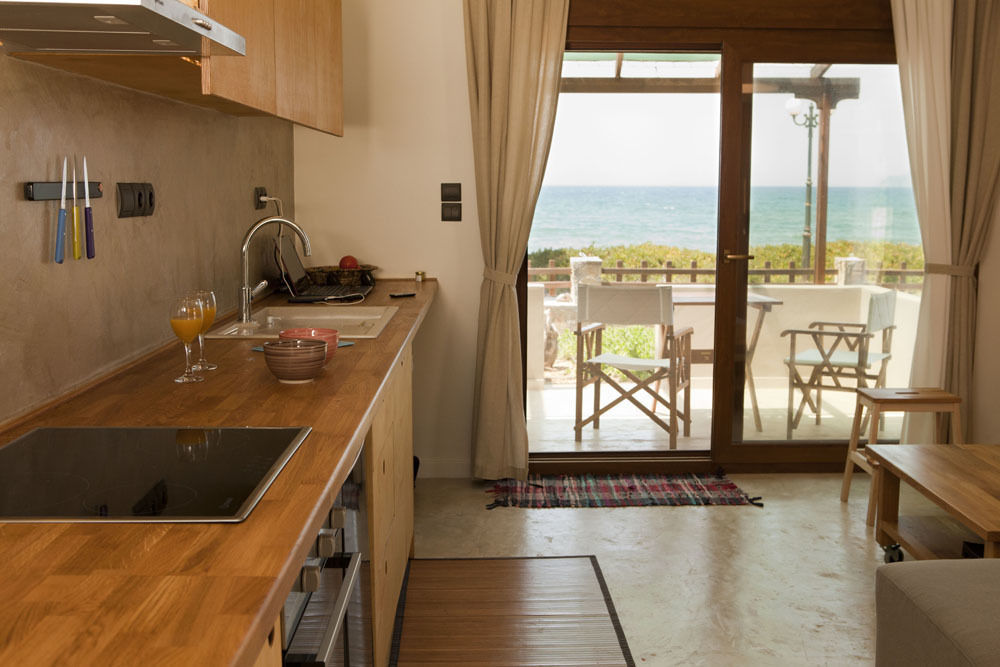 Horizonte Seafront Suites Kissamos Bagian luar foto